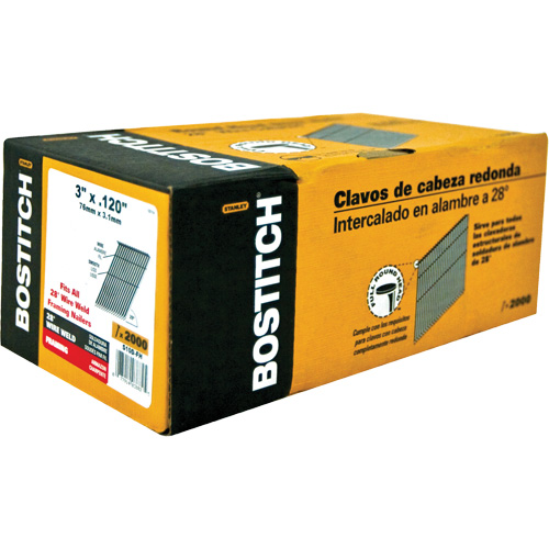 Clous &agrave; charpente en bande Nassau Supply
