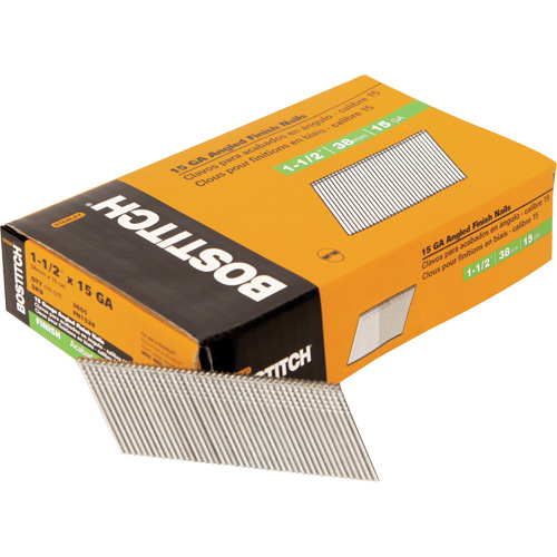 Clous de finition &agrave; angle de calibre 15 Nassau Supply