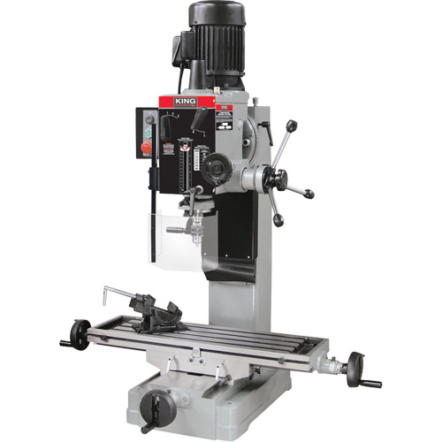 Gearhead Drilling Machine, 6 Speeds, 1-1/4" Drilling Capacity Nassau Supply