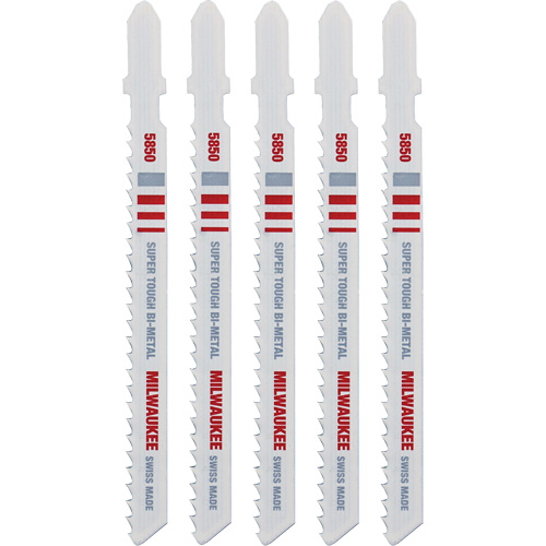 Lame de scie sauteuse, Bim&eacute;tal, Tige en T, 4" lo, 8 dents par pouce Nassau Supply