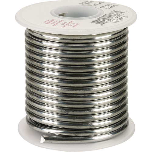 M&eacute;tal d'apport standard, &agrave; base de plomb, 50 % d'&eacute;tain, 50 % de plomb, &acirc;me Plein, dia. 0,0625" Nassau Supply