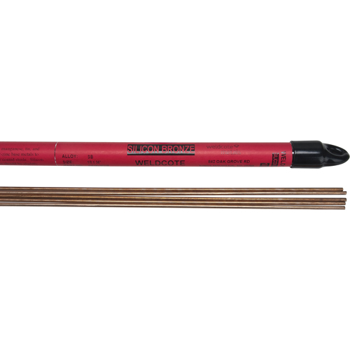 Baguettes pour soudage TIG en longueurs de 36", 1/8", Bronze silicon&eacute; Nassau Supply