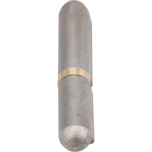 Weld-On Hinge, 0.315" Dia. x 1.575" L, Mild Steel w/Fixed Steel Pin Nassau Supply