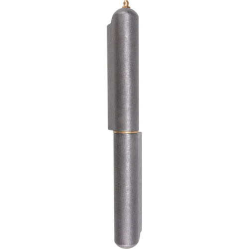 Weld-On Hinge, 1.102" Dia. x 10.236" L, Mild Steel w/Fixed Steel Pin Nassau Supply