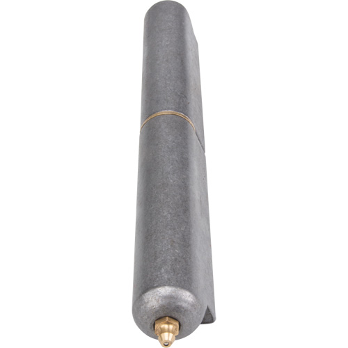 Weld-On Hinge, 1.102" Dia. x 10.236" L, Mild Steel w/Fixed Steel Pin Nassau Supply