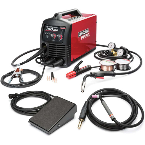 POWER MIG&reg; 140 MP&reg; Multi-Process Welder TIG One-Pak&reg;, 115 V, 1 Ph, 60 Hz Nassau Supply