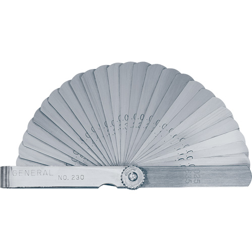 Jauge d'&eacute;paisseur &agrave; feuilles droites Nassau Supply