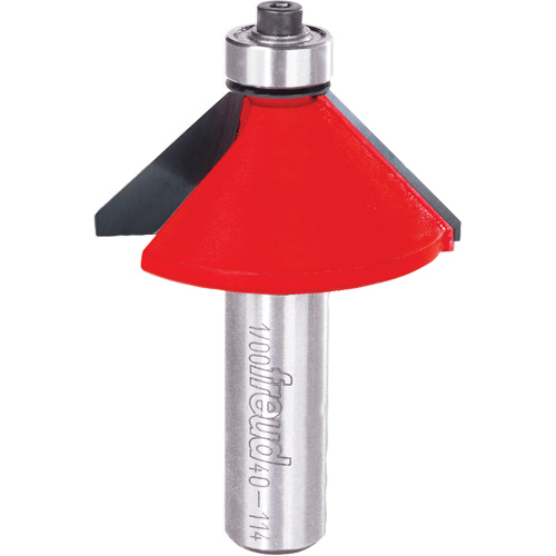 Router Bit - Chamfer Bit, 1-3/4" Dia., 1/2" Shank Nassau Supply