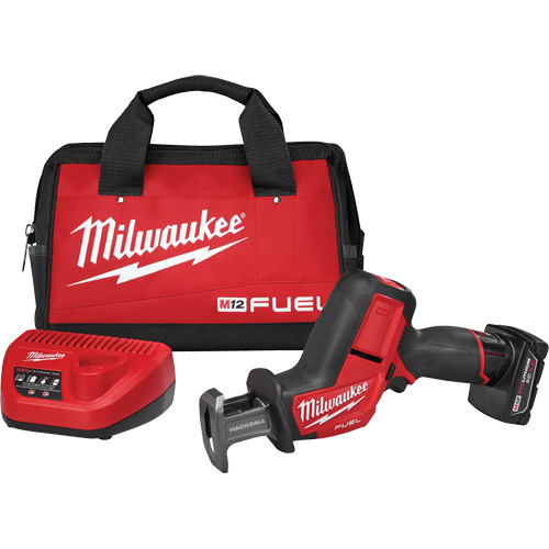M12 Fuel Hackzall&reg; Reciprocating Saw Kit, 12 V, Lithium-Ion Battery, 0 - 3000 SPM Nassau Supply