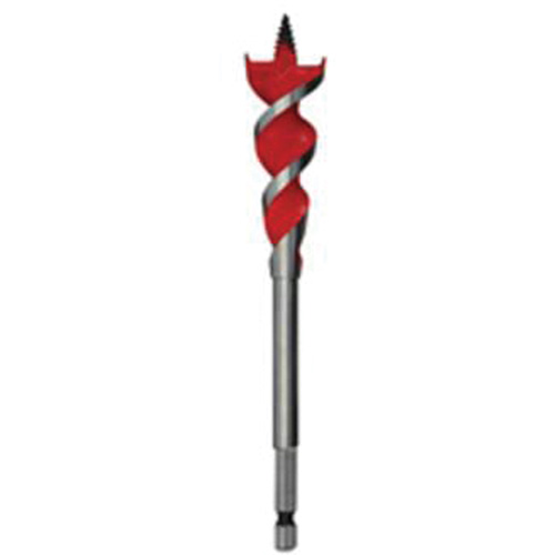 Speed Feed Wood Bit, 1", 6-1/2" Length, 1/4" Hex Shank Nassau Supply