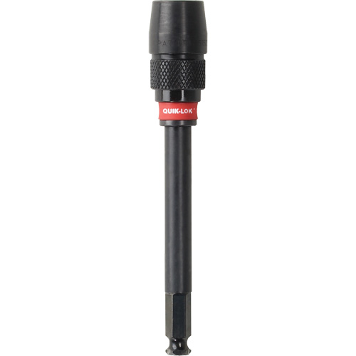 Rallonge de foret &agrave; percussion Quik-Lok, Diam&egrave;tre max. de 7/16", Longeur de 5-1/2", Tige 7/16" Nassau Supply