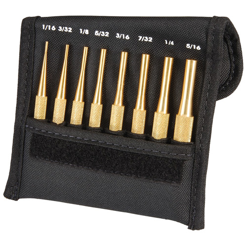 Ensemble de poinçons dentraînement en laiton, 8 morcea Nassau Supply