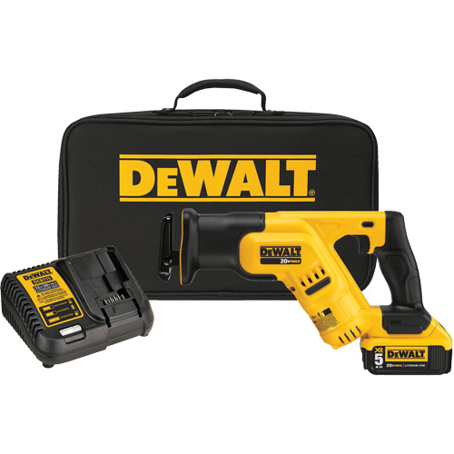 Max Compact Reciprocating Saw Kit, 20 V, Lithium-Ion Battery, 0-2900 SPM Nassau Supply