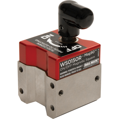 Mag90 On/Off Magnetic Squares, 1-1/2" L x 1-1/2" W x 2-3/4" H, 150 lbs. Nassau Supply