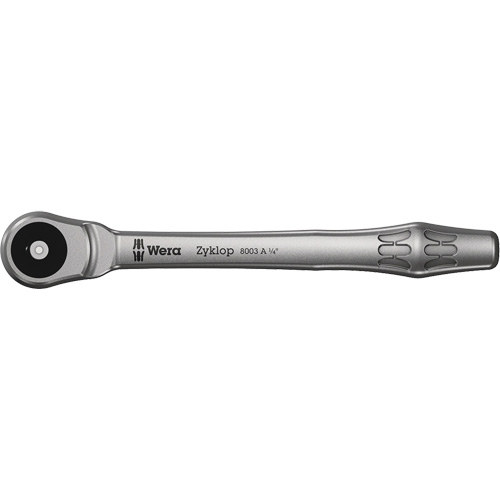 Rochet en m&eacute;tal Zyklop 1/4 &agrave; poussoir, Prise de 1/4", Poign&eacute;e Ordinaire Nassau Supply