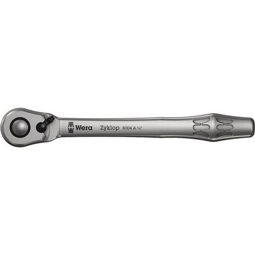 Rochet en m&eacute;tal Zyklop 1/4 m&eacute;trique a/interrupteur &agrave; levier, Prise de 1/4", Poign&eacute;e Ordinaire Nassau Supply