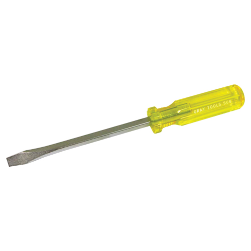 Tournevis fendu, 5/16", 10-1/4" lo, Prise Plastique Nassau Supply