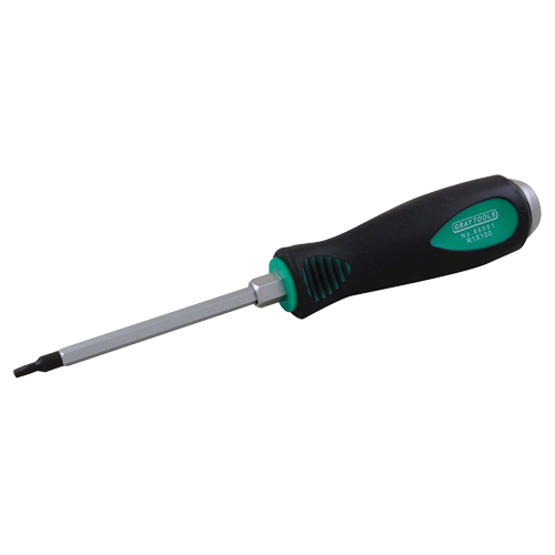 Tournevis &agrave; t&ecirc;te carr&eacute;e, Tige de #2, Hexagonale, 8-1/4" lo, Prise en Plastique Nassau Supply