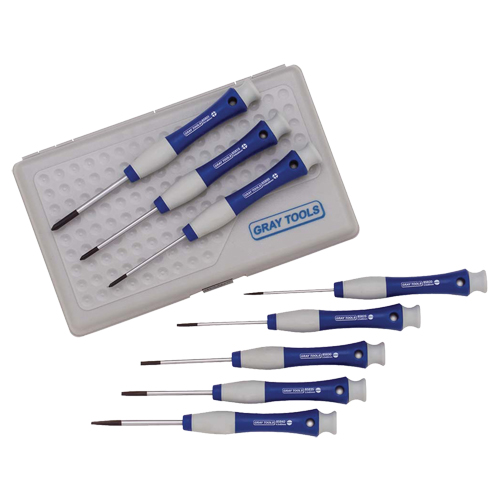 Jeu de tournevis de pr&eacute;cision, 8 mcx Nassau Supply