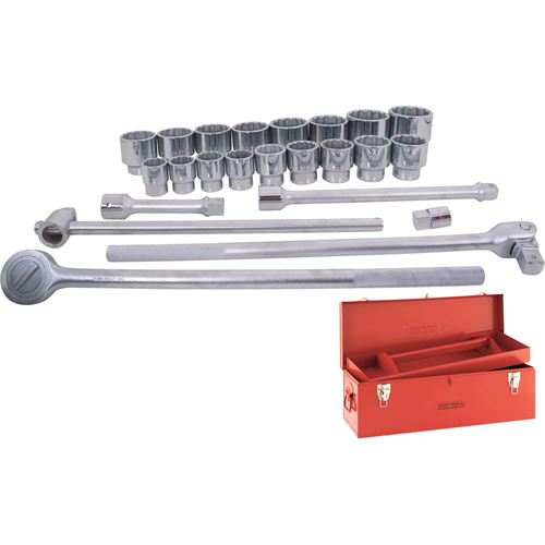 Jeu de douilles et accessoires, 24 Mcx, Prise de 1" Nassau Supply