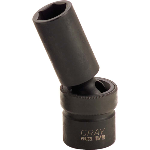 Douille &agrave; joint universel, Chocs, 3/8", Prise 1/2", 6 pans Nassau Supply
