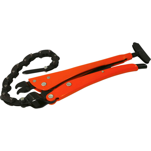 Locking Chain Clamp Pliers, 13" Length, Omnium Grip Nassau Supply