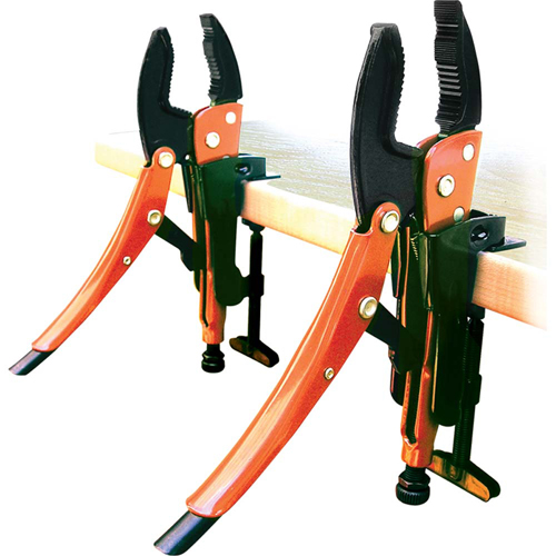 Hands Free Locking Plier Grip Set, 4 Pieces Nassau Supply