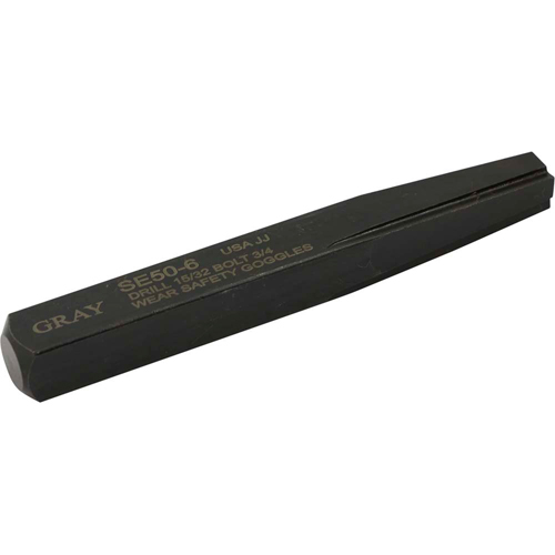 Extracteur de vis droit, 6, Pour vis de 3/4", Carbure Nassau Supply