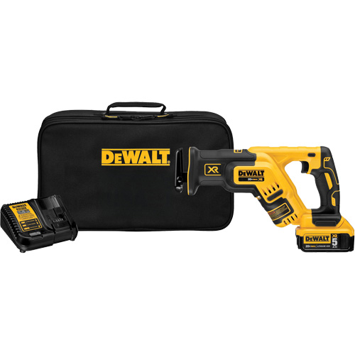 Ensemble de scie alternative compacte sans balais Max XR, 20 V, Lithium-ion Bloc-pile, 0-2900 coups/min Nassau Supply