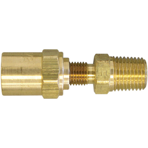 Raccord pour boyau r&eacute;utilisable filetage NPT 3/8", 11/16" dia., Laiton Nassau Supply