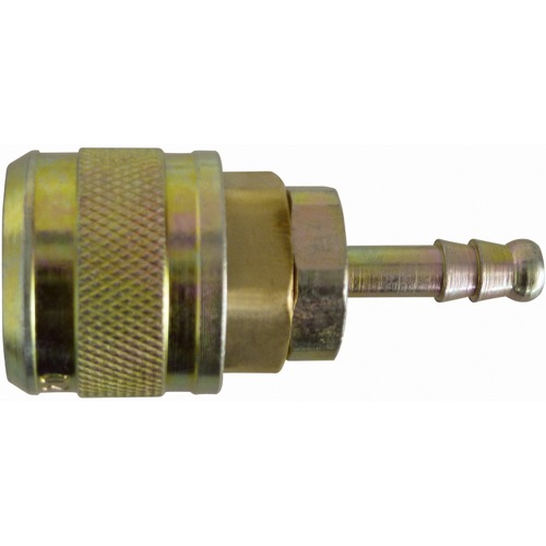 Automax 1/4" Hose Barb Quick Coupler, Brass Nassau Supply