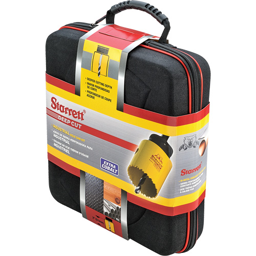 Industrial Hole Saw Kit, 14 Pieces Nassau Supply