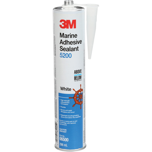 Marine Adhesive Sealant 5200, 378 ml, White Nassau Supply