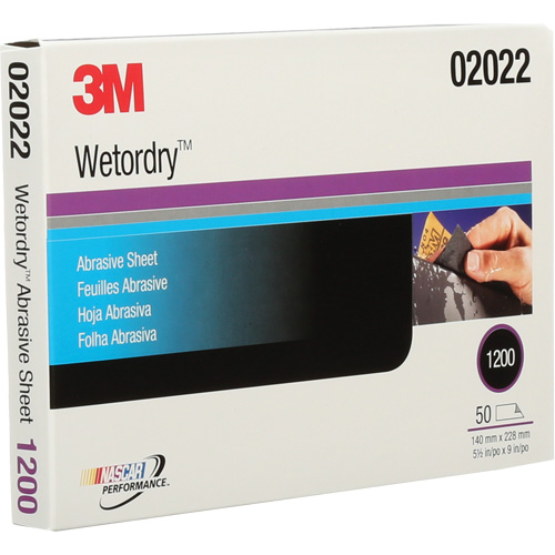 Wetordry 401Q Abrasive Sheet, 5-1/2" x 9", Fine Grit, Silicon Carbide Nassau Supply