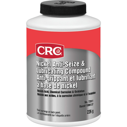 Compos&eacute; lubrifiant antigrippage au nickel, 226 g, 425°F (218°C) temp&eacute;rature efficace max. Nassau Supply
