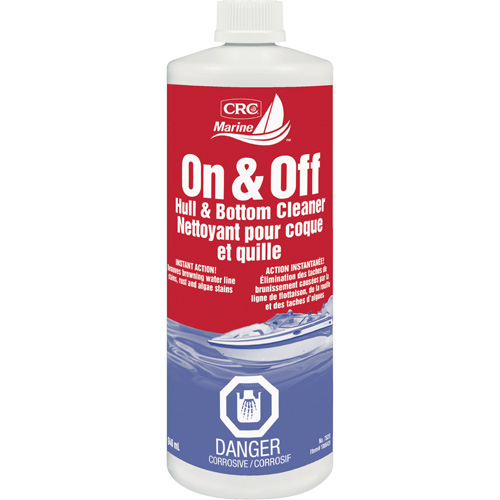 Nettoyant pour coques et parois inf&eacute;rieures de bateaux On & Off, 946 ml, Bouteille Nassau Supply