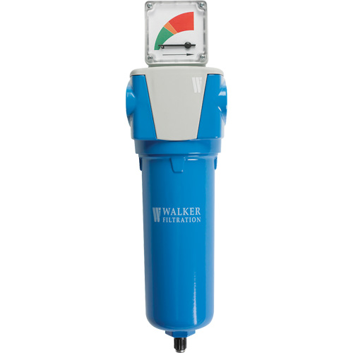 Coalescing Pre-Filter with Pop-Up Gauge, Standard, 3/8" NPT, Automatic Drain, For Dust/Particles Nassau Supply