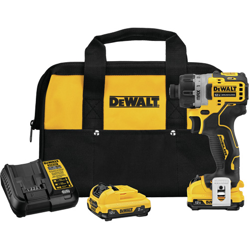 Trousse de tournevis &agrave; moteur sans balai Xtreme, 1/4", 12 V, 200 UWO couple max., Lithium-ion bloc-pile Nassau Supply