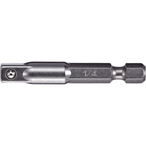 Adapter & Extension, 1/4" Drive Size, 1/4" Male Size, Ball, 2" L Nassau Supply