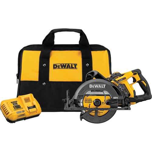 FlexVolt&reg; Worm Drive Style Saw Kit, 7-1/4", 60 V Nassau Supply