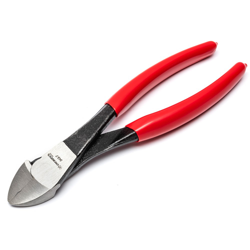 Pince &agrave; coupe diagonale &agrave; poign&eacute;e tremp&eacute;e pour travaux lourds — en sac, 7" lo Nassau Supply