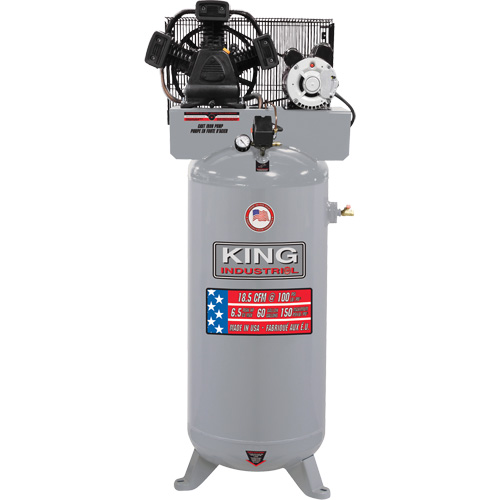 High Output Air Compressor, 50 Gal. (60 US Gal) Nassau Supply