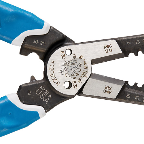 Outil polyvalent Klein-Kurve pour d&eacute;nuder, couper et sertir les fils, 8-1/4" lo, 8 - 20 AWG Nassau Supply