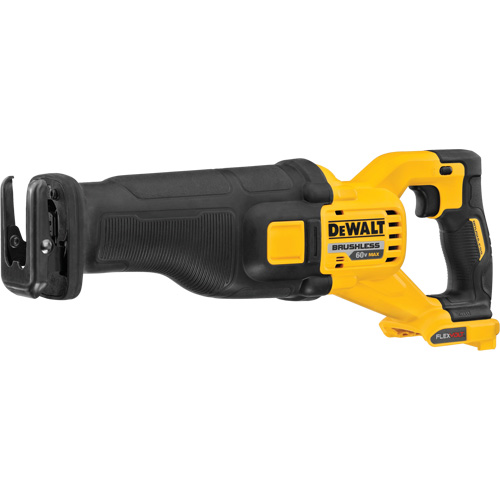 FlexVolt&reg; Max Brushless Reciprocating Saw (Tool Only), 60 V, Lithium-Ion Battery, 0-3000 SPM Nassau Supply