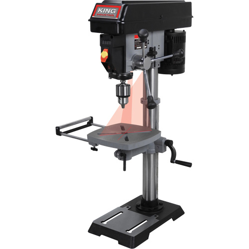 Perceuse &agrave; colonne &agrave; vitesse variable, 12", Mandrin 5/8", 3200 tr/min Nassau Supply