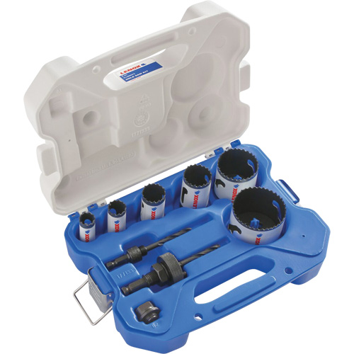 Jeu de scies-cloches bim&eacute;talliques pour plombier, 9 morceaux Nassau Supply