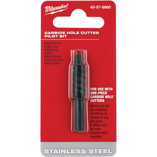 Tr&eacute;pan pilote pour scie-cloche au carbure, Profondeur de la coupe de 3/16" Nassau Supply