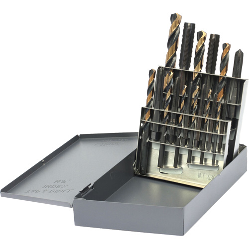 Jeu de tarauds & forets DRILLCO, 18 morcea Nassau Supply
