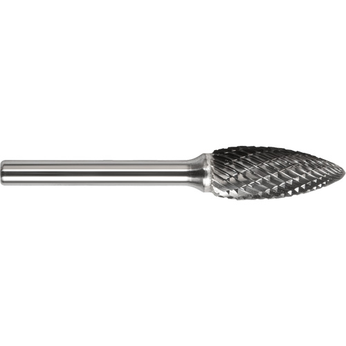 DRILLCO Single Cut Flame Shaped Burr, SH-41L2 Nassau Supply
