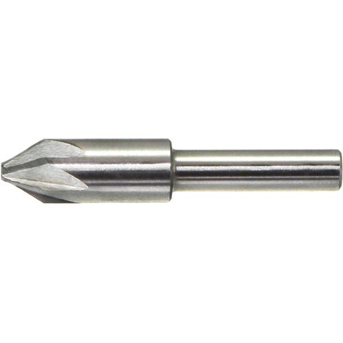 Fraise sans broutage Drillco, 1/4", Acier rapide, Angle de 82°, 6 cannelures Nassau Supply